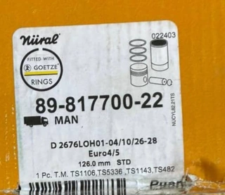 تصویر کیت بوش و پیستون مان پیلسان یورو 5 مان 500 مان510 مان TGXنورال