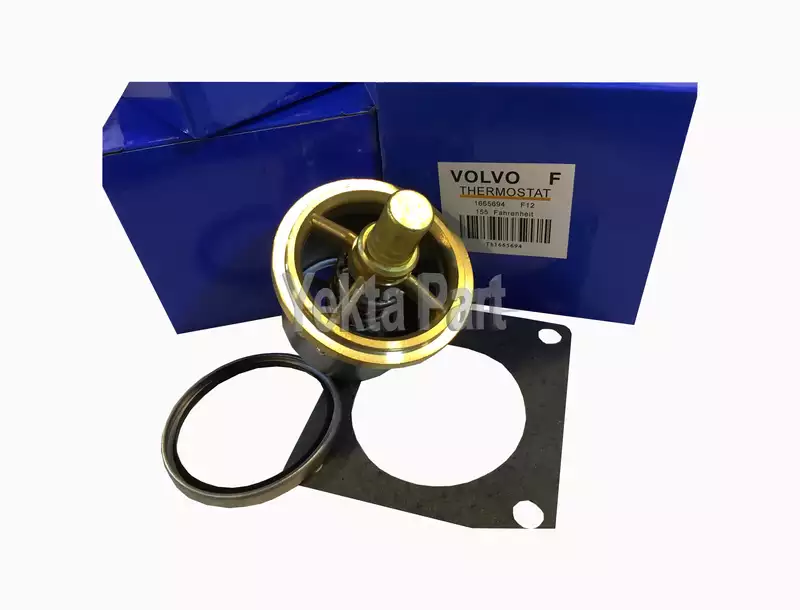 تصویر 2  ترموستات دور برنجی ولو ۱۵۵ فارنهایت