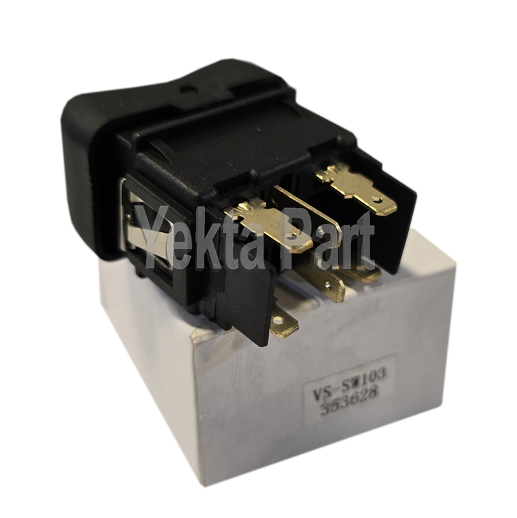 تصویر 2  کلید شیشه بالابر 6 فیش 353628